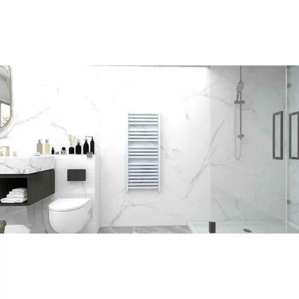 Calorifer de baie portprosop Rune Lykke 1200x500 mm alb lucios picture - 2