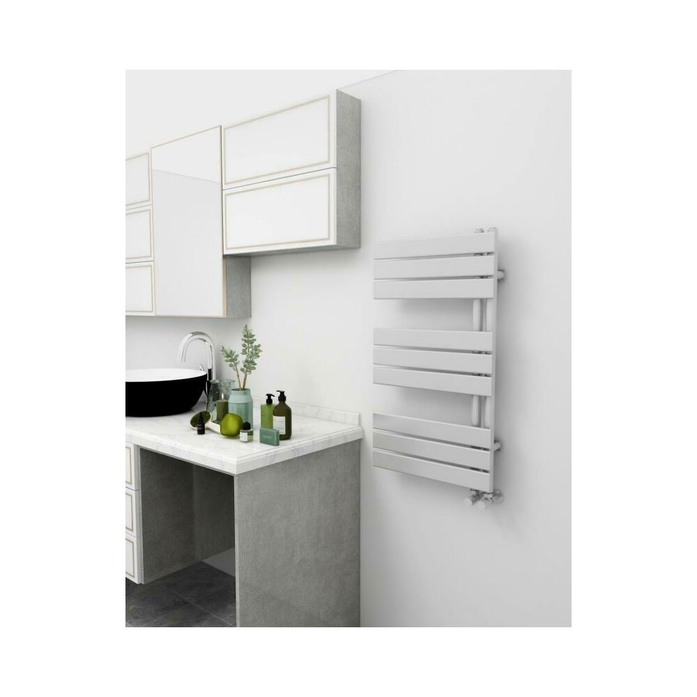 Calorifer de baie portprosop Rune Lysa 900x500 mm alb lucios