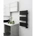 Calorifer de baie portprosop Rune Lysa 900x500 mm negru mat picture - 1