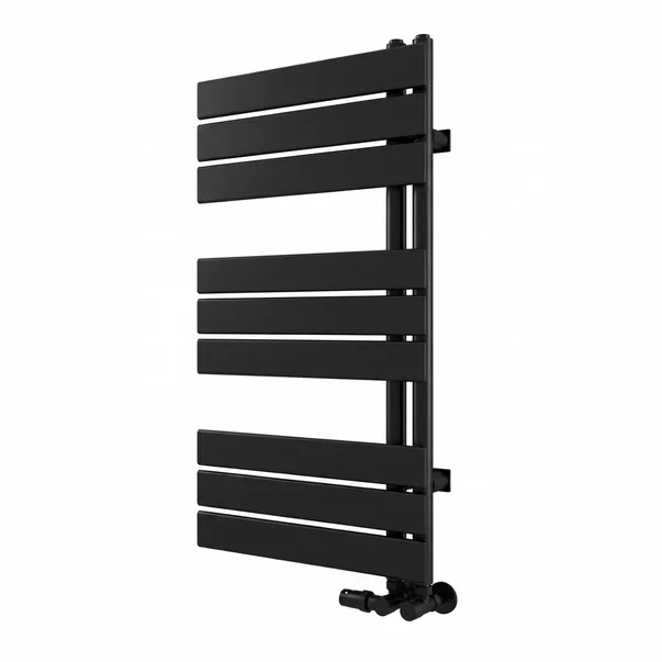 Calorifer de baie portprosop Rune Lysa 900x500 mm negru mat picture - 2