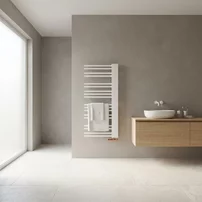 Calorifer de baie portprosop Rune Nemi 1200x502 mm alb lucios
