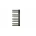 Calorifer de baie portprosop Rune Nemi 1200x502 mm negru mat picture - 1