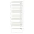 Calorifer de baie portprosop Rune Nemi 1200x502 mm negru mat picture - 3