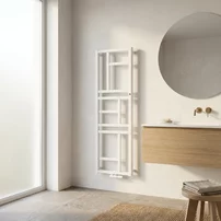 Calorifer de baie portprosop Rune Svala 1140x500 mm alb