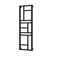 Calorifer de baie portprosop Rune Svala 1140x500 mm negru satinat