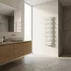 Calorifer de baie portprosop Rune Tindra 1250x500 mm alb lucios picture - 1