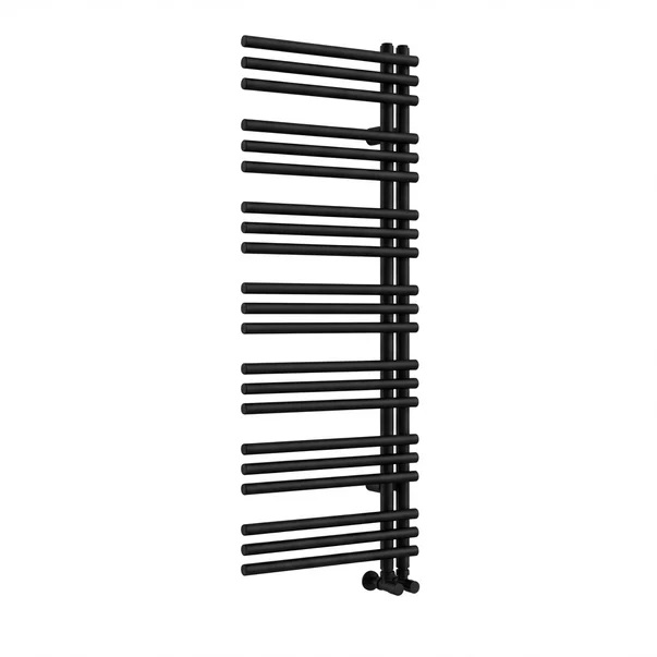 Calorifer de baie portprosop Rune Tindra 1250x500 mm negru mat