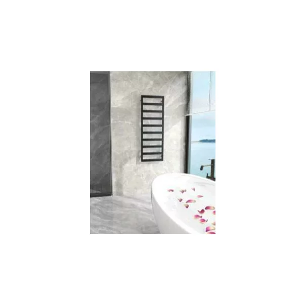 Calorifer de baie portprosop Rune Vok 1100x500 mm negru mat picture - 2