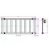 Calorifer de baie portprosop Rune Vok 1200x500 mm crom picture - 2