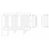 Calorifer de baie portprosop Rune Ystav 1000x500 mm alb picture - 2
