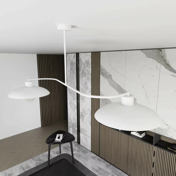 Candelabru Emibig Foster 2 alb picture - 3