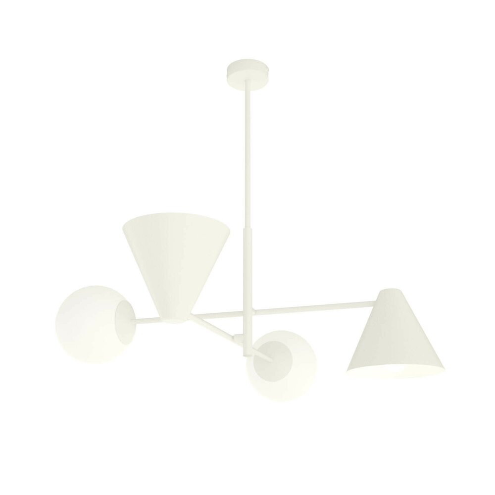 Candelabru Emibig Hermes 4 alb