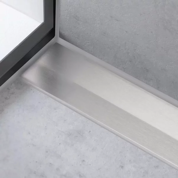 Capac pentru rigola de dus Hansgrohe RainDrain Flex 80 cm ajustabila inox periat picture - 3