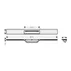 Capac pentru rigola de dus Hansgrohe RainDrain Flex 80 cm ajustabila inox periat picture - 4