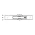 Capac pentru rigola Geberit CleanLine30 finisaj negru mat 30-160 cm picture - 9