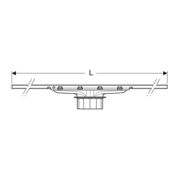 Capac pentru rigola Geberit CleanLine30 finisaj otel inoxidabil 30-110 cm picture - 10