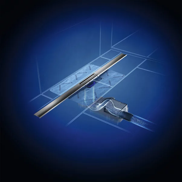 Capac pentru rigola Geberit CleanLine30 finisaj otel inoxidabil 30-110 cm picture - 3