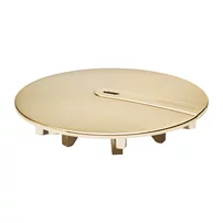 Capac pentru sifon cadita de dus Wirquin Slim+ auriu mat
