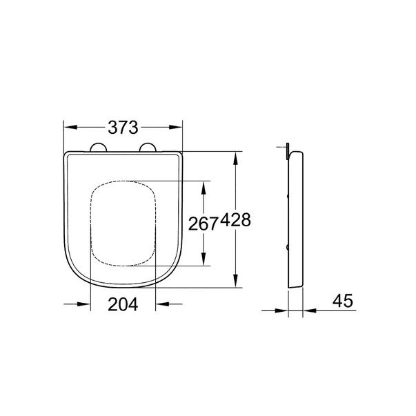 Capac wc compact Grohe Euro Ceramic picture - 3