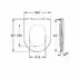 Capac wc softclose Grohe Essence slim alb picture - 3