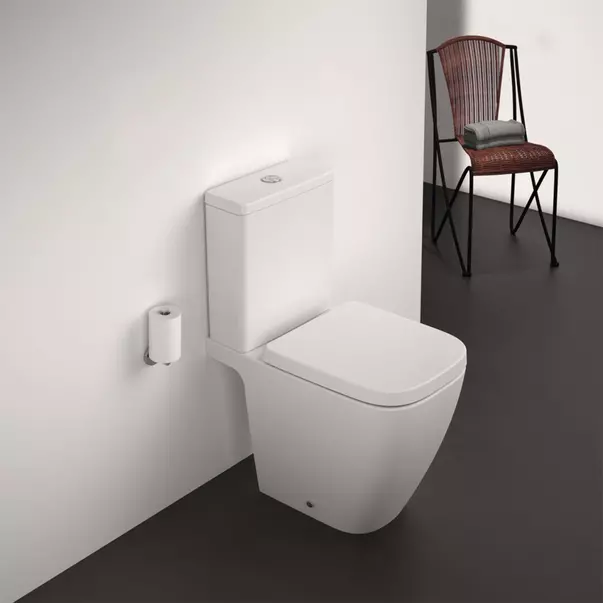 Capac WC Ideal Standard i.life S softclose alb lucios picture - 5