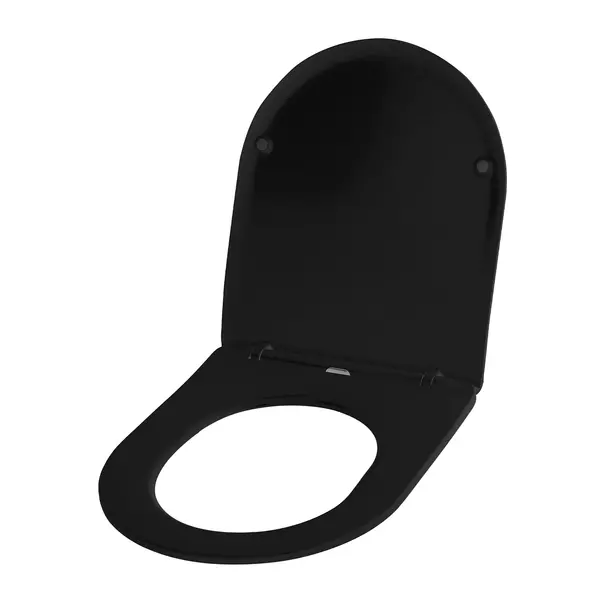 Capac WC Rea negru mat cu inchidere softclose picture - 2