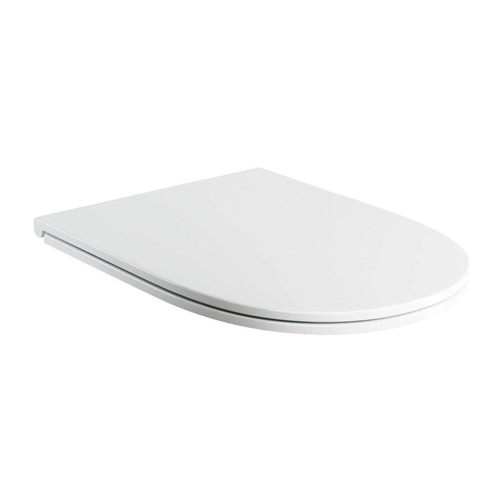 Capac WC softclose Omnires Ottawa Comfort slim finisaj alb lucios