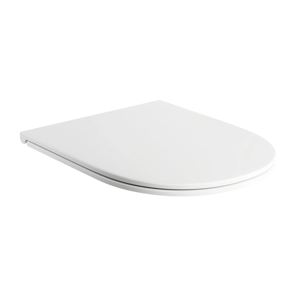 Capac WC softclose Omnires Ottawa slim finisaj alb mat