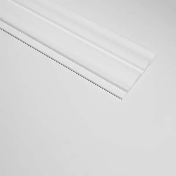 Capat panou riflaj stanga Lamelio Versal finisaj alb 6.4x270 cm picture - 2