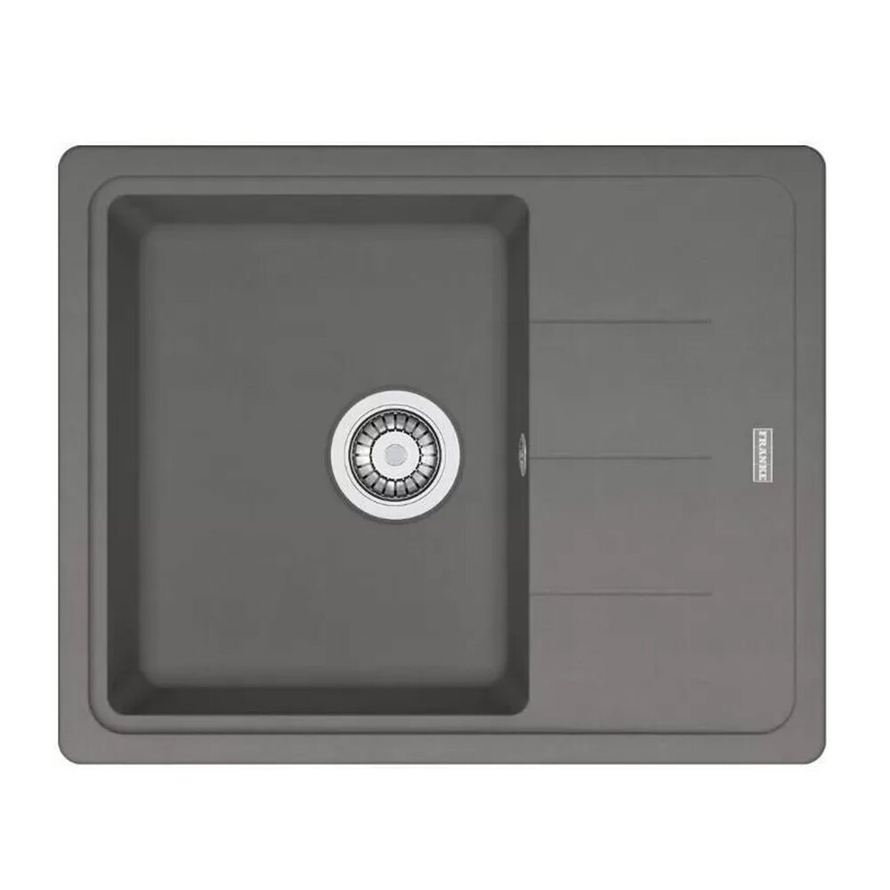 Chiuveta bucatarie compozit Franke Basis 1 cuva cu picurator 62×50 cm reversibila finisaj Stone Grey mat Bucatarie > Chiuvete bucatarie > Chiuvete compozit > Noutati Franke