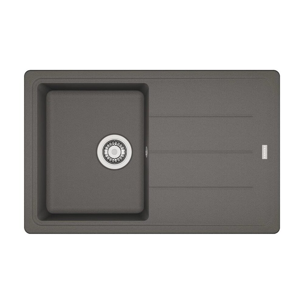 Chiuveta bucatarie compozit Franke Basis 1 cuva cu picurator 78×50 cm reversibila finisaj Stone Grey mat Bucatarie > Chiuvete bucatarie > Chiuvete compozit > Noutati Franke