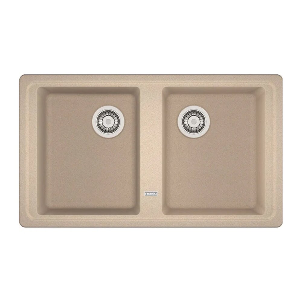 Chiuveta bucatarie compozit Franke Basis Avena 2 cuve fara picurator 86×50 cm finisaj bej mat Bucatarie > Chiuvete bucatarie > Chiuvete compozit > Noutati Franke