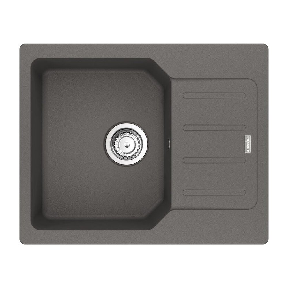 Chiuveta bucatarie compozit Franke City 1 cuva cu picurator 62×50 cm reversibila finisaj Stone Grey mat Bucatarie > Chiuvete bucatarie > Chiuvete compozit > Noutati Franke