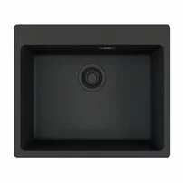 Chiuveta bucatarie compozit Franke Maris VN 59x50 cm cu 1 cuva finisaj negru mat