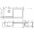 Chiuveta bucatarie Hansgrohe S71 inox 104.5x51 cm picurator stanga cu orificiu buton control picture - 2