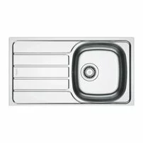 Chiuveta bucatarie inox Franke Spark 78x43.5 cm cu 1 cuva cu picurator stanga finisaj lucios