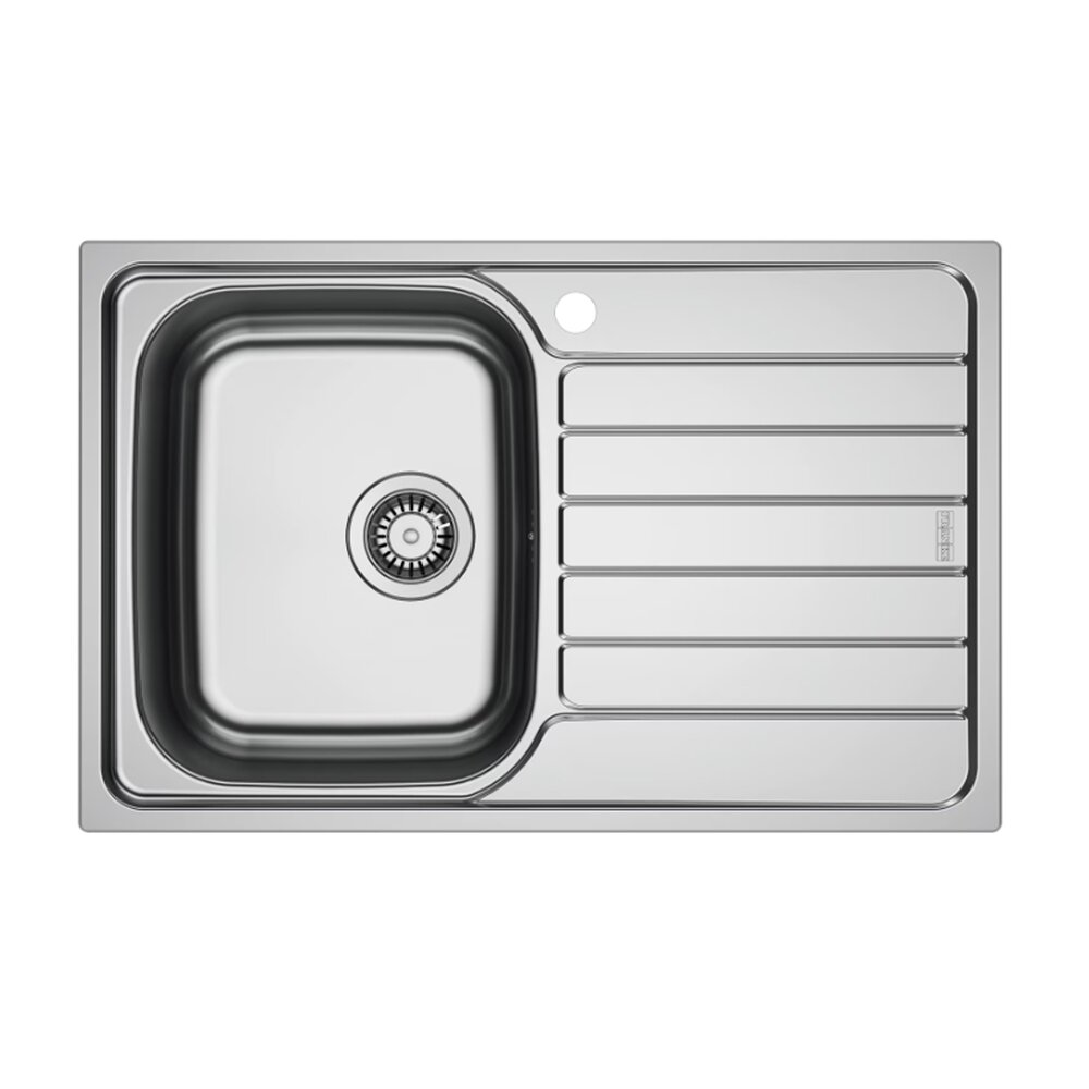 Chiuveta bucatarie inox Franke Spark 78×50 cm cu 1 cuva cu picurator dreapta finisaj lucios Bucatarie > Chiuvete bucatarie > Chiuvete inox > Noutati Franke