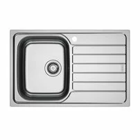 Chiuveta bucatarie inox Franke Spark 78x50 cm cu 1 cuva cu picurator dreapta finisaj texturat