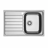 Chiuveta bucatarie inox Franke Spark 78x50 cm cu 1 cuva cu picurator stanga finisaj texturat