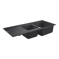 Chiuveta compozit Grohe K400 116x50.1 cm negru