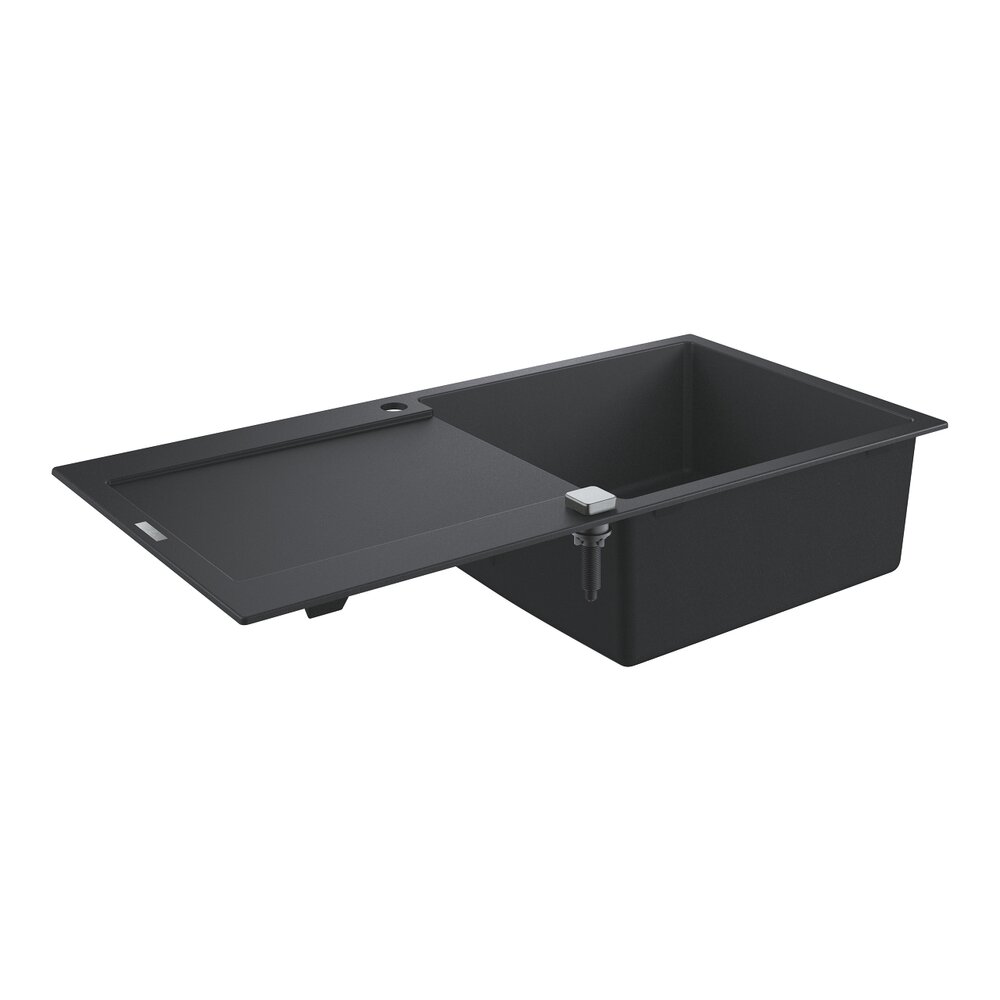 Chiuveta compozit Grohe K500 100x50.1 cm negru cu 1 cuva