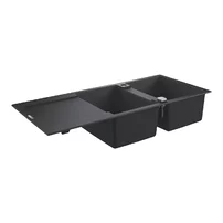 Chiuveta compozit Grohe K500 116x50.2 cm negru