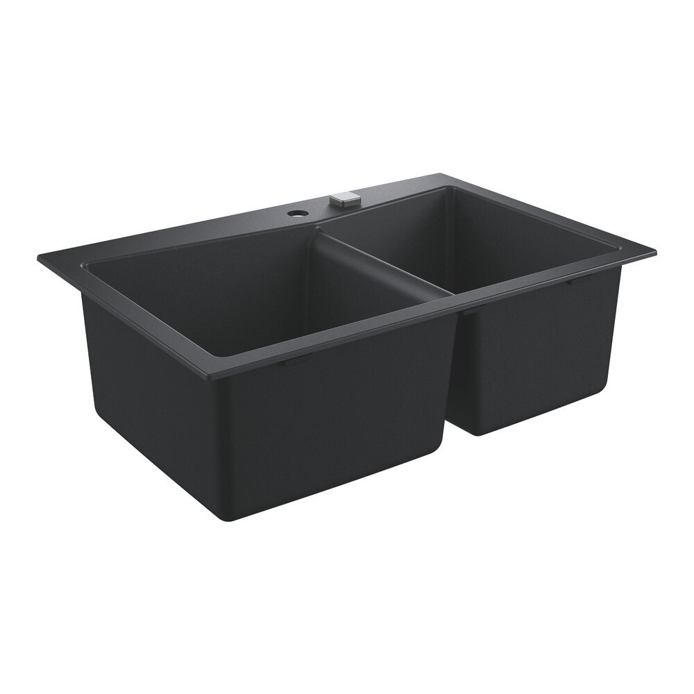 Chiuveta compozit Grohe K700 83.8x55.9 cm negru