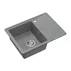Chiuveta compozit incastrata Quadron Pop Tony 116 gri 60x45 cm picture - 1