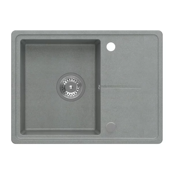 Chiuveta compozit incastrata Quadron Pop Tony 116 gri 60x45 cm picture - 3