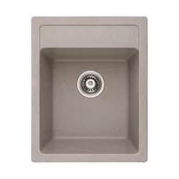 Chiuveta compozit Inter Ceramic finisaj granit gri nisip 40x50 cm