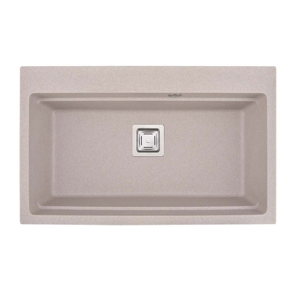 Chiuveta compozit Inter Ceramic finisaj granit nisip 78x48 cm