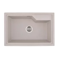 Chiuveta compozit Inter Ceramic finisaj nisip granit 68x45 cm fara picurator
