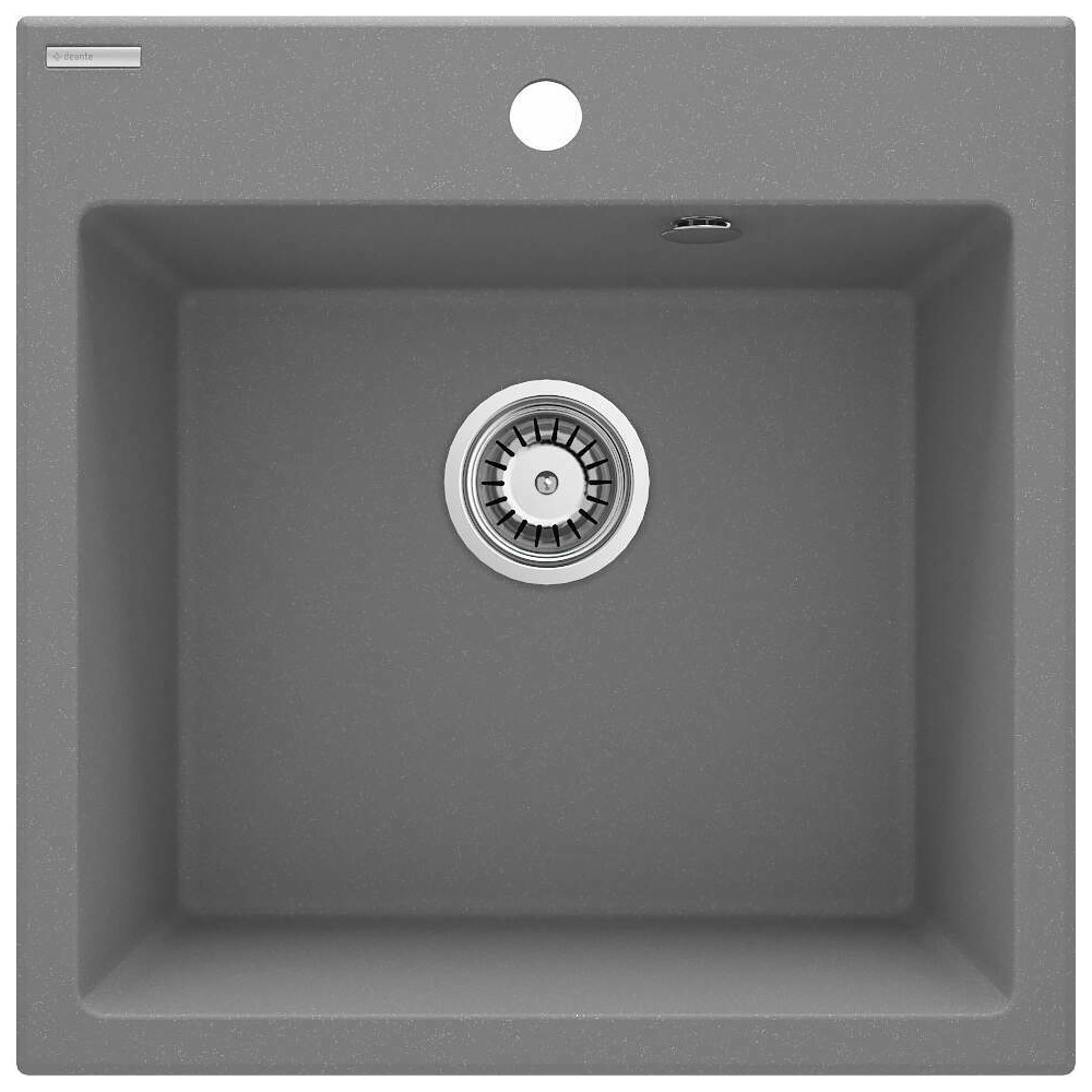 Chiuveta granit Deante Evora 50x50 cm gri metalic
