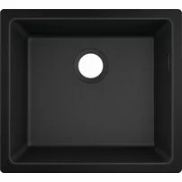 Chiuveta Hansgrohe S510 U450 SilicaTec 450 45x50x19 cm graphite black montare sub blat